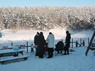 Kar yağışı sonrası Yozgatlılar, Türkiye'nin ilk milli parkında