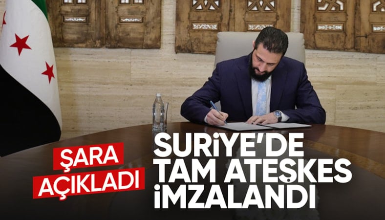 SON DAKİKA! Suriye'de ateşkes ilan edildi