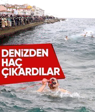 Bursa'da Epifani Bayramı heyecanı: Denizden haç çıkarma töreni yapıldı