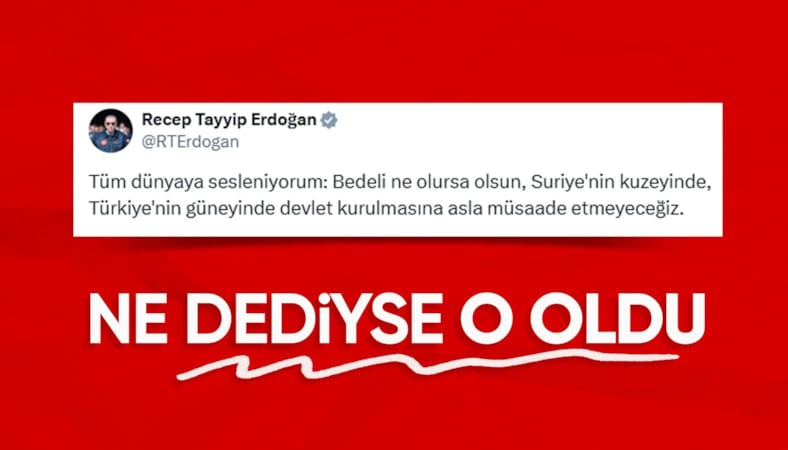 Cumhurbaşkanı Erdoğan'ın "Asla müsaade etmeyeceğiz" sözü yeniden gündem oldu