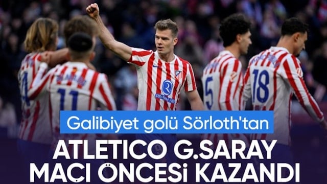 Atletico Madrid'e Deportivo Alaves karşısında tek gol yetti