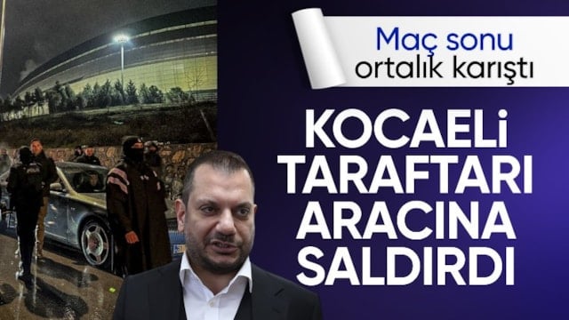 Ertuğrul Doğan'ın aracına saldırı!