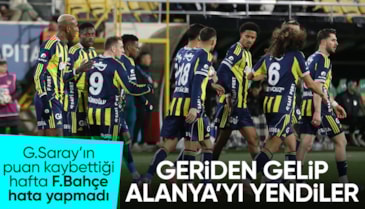 Fenerbahçe, Alanyaspor deplasmanında kazandı
