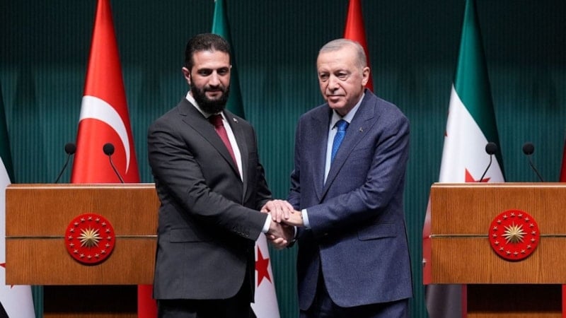 SON DAKİKA! Cumhurbaşkanı Erdoğan, Şara ile görüştü