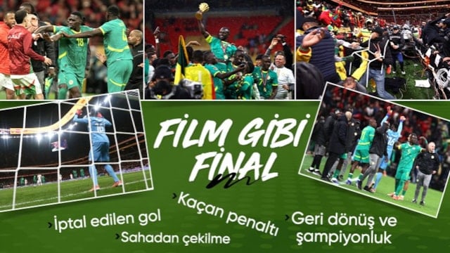 Afrika Uluslar Kupası'nda olaylı final: Sahadan çekildiler