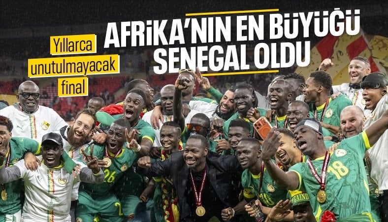 Olaylı finalde kupaya uzanan Senegal oldu
