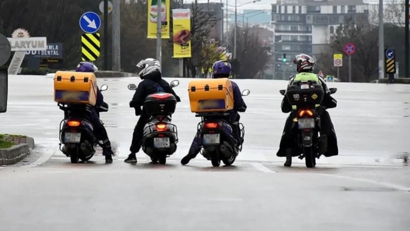 Valilik açıkladı: İstanbul'da 10.00'dan itibaren kuryelere yasak