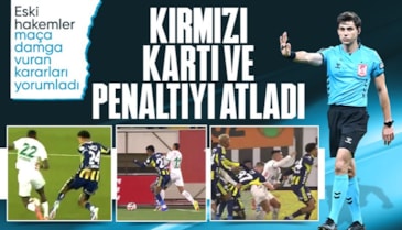Eski hakemler, Alanyaspor-Fenerbahçe maçının tartışmalı pozisyonlarını değerlendirdi