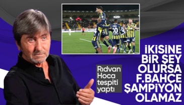 Rıdvan Dilmen'den Fenerbahçe için şampiyonluk iddiası: İki oyuncuyu diğerlerinden ayırdı...