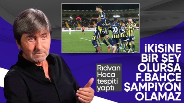 Rıdvan Dilmen'den Fenerbahçe için şampiyonluk iddiası: İki oyuncuyu diğerlerinden ayırdı...