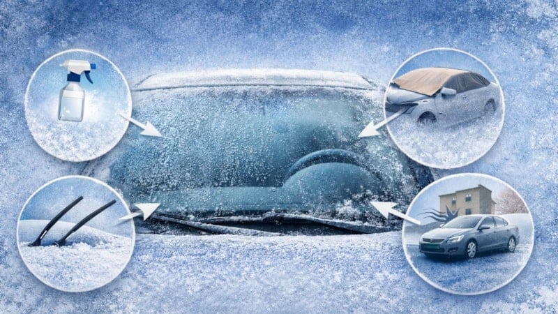 1 dakikanızı ayırın, buzlanmadan kurtarın...