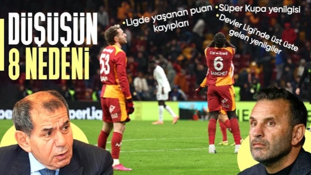 Madde madde listeledik: Galatasaray'da düşüşün nedenleri