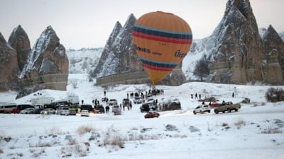 Kapadokya'da balon uçuşları yapılamıyor