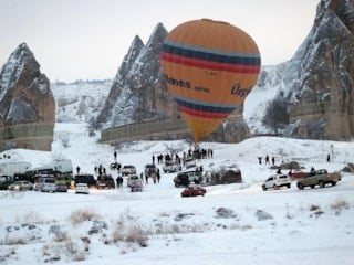 Kapadokya'da balon uçuşları yapılamıyor