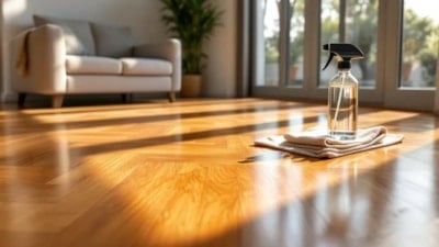 Sirke yok, çamaşır suyu yok! Bu yöntem parkeleri yeni gibi parlatıyor