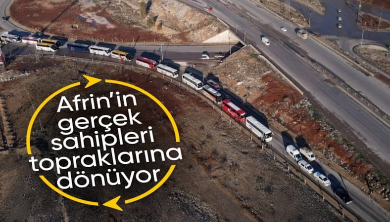 Suriye terörden temizleniyor: Afrinliler evlerine dönmeye başladı