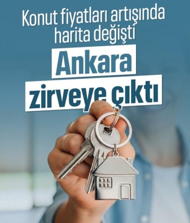 Konut fiyat artışı aralıkta hız kesti