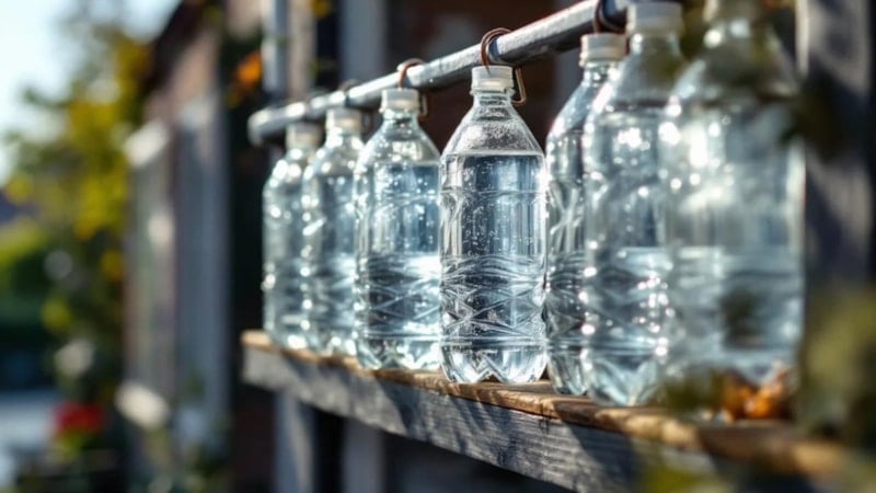 Yaz-kış balkonlara asılıyor! Su ve sirke dolu şişelerin sırrı buymuş