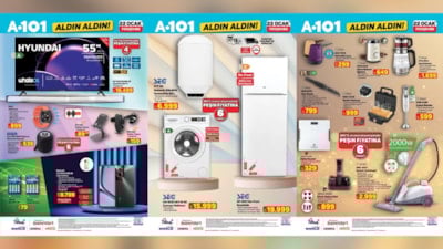 A101’de 22 Ocak indirim şöleni! Buharlı temizleyici, telefon, motosiklet, termosifon…