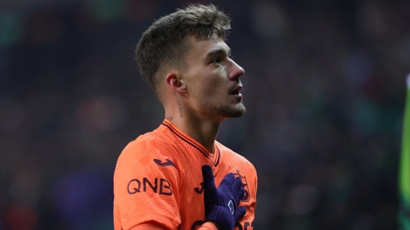 Ernest Muçi, Trabzonspor'da Beşiktaş'taki gol sayısını geride bıraktı