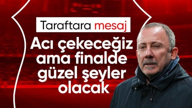 Sergen Yalçın'dan Beşiktaş taraftarına mesaj