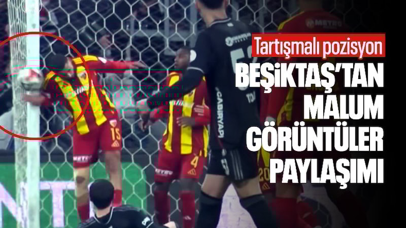 Dolmabahçe'de tartışmalı pozisyon: Beşiktaş'tan "malum görüntüler" paylaşımı