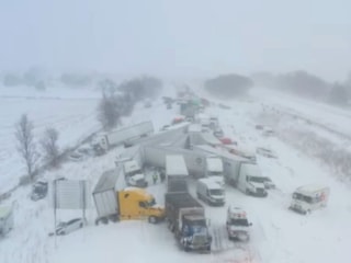 ABD'de yüzden fazla aracın karıştığı zincirleme kaza