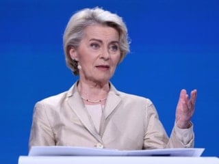 Ursula von der Leyen, ABD Kongre heyetiyle bir araya geldi
