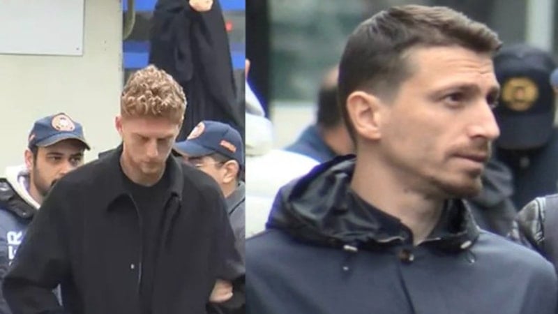 Galatasaraylı futbolculardan Metehan Baltacı ve Mert Hakan Yandaş'a ziyaret