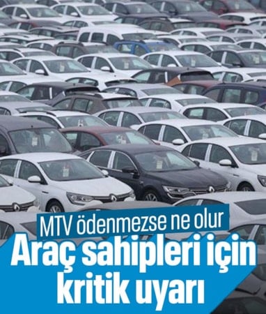 MTV ödemelerinin ilk taksidi için son gün: 2 Şubat
