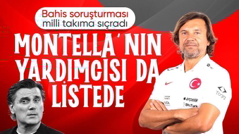 Bahis soruşturmasında dikkat çeken detay: Vincenzo Montella'nın yardımcısı da listede yer aldı