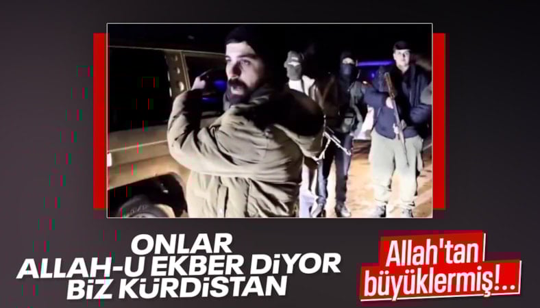 Suriye'deki YPG'li teröristten skandal sözler: Biz Allah’tan büyüğüz