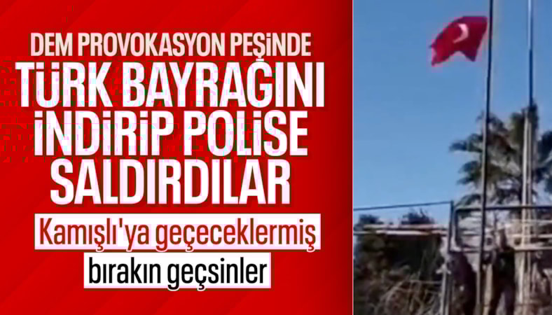 'Türk bayrağının indirilmesi açık bir provokasyondur'