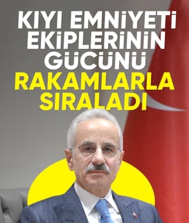 Abdulkadir Uraloğlu, Kıyı Emniyeti'nin 2025 verilerini açıkladı