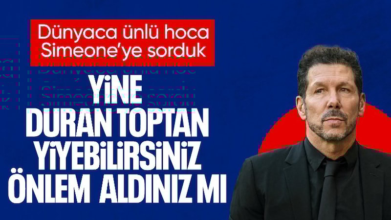 ESH Spor'dan Diego Simeone'ye duran toplar sorusu