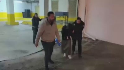 Atlas Çağlayan'ın ailesine tehdit eden zanlılar kamerada