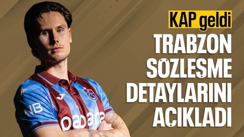 Trabzonspor, Mathias Lovik transferini KAP'a bildirdi
