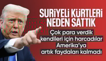 Donald Trump: Kürtlere para ödendi, kendileri için harcadılar