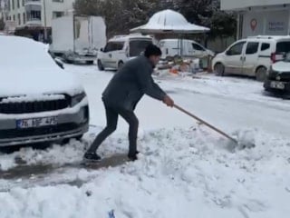 Iğdır'da 20 yılın en yoğun kar yağışı