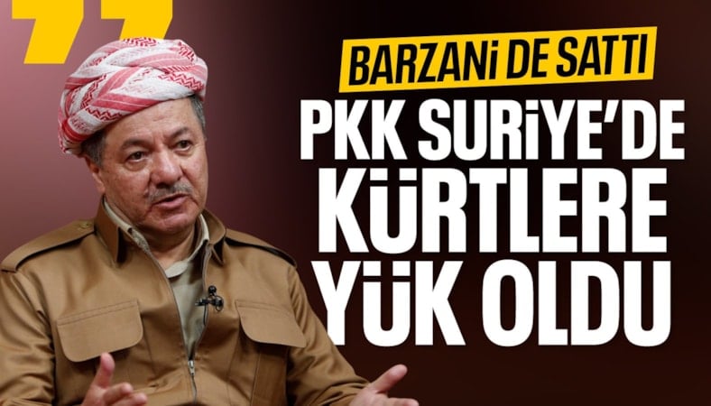 Mesud Barzani: PKK, Suriye'de Kürtlere yük oldu