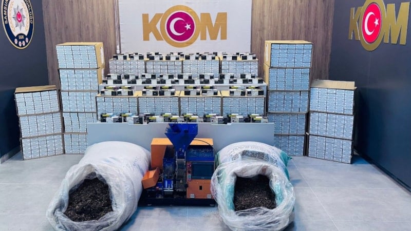 Samsun’da 130 kilo kaçak tütün ele geçirildi
