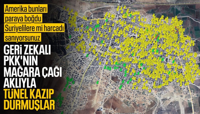 PKK/YPG, Ayn el-Arab'ın dört bir yanına tüneller kazdı