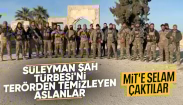 Süleyman Şah Türbesi'ni kurtaran tümenden İbrahim Kalın'a teşekkür mesajı