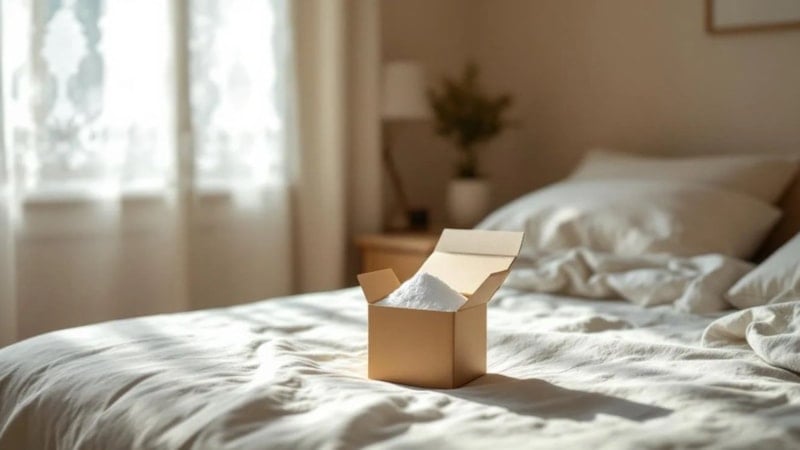 Bunu yapan deliksiz uyuyor! Yatağın altına kabartma tozu koymak meğer bu işe yarıyormuş