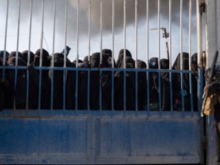 Terör örgütü DEAŞ mensuplarının tutulduğu Hol Kampı'nda güvenlik üst seviyede