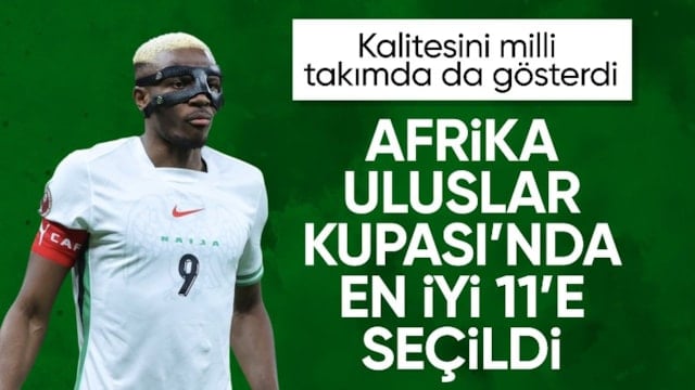 Victor Osimhen, Afrika Uluslar Kupası'nın en iyi 11'ine seçildi