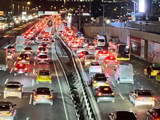 İstanbul’da iş çıkış saatlerinde trafik yoğunluğu yüzde 83’e kadar çıktı