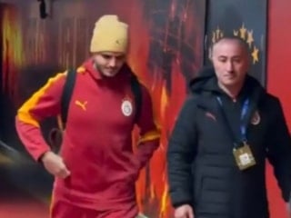 Mauro Icardi'nin maç sonu görüntüsü dikkat çekti
