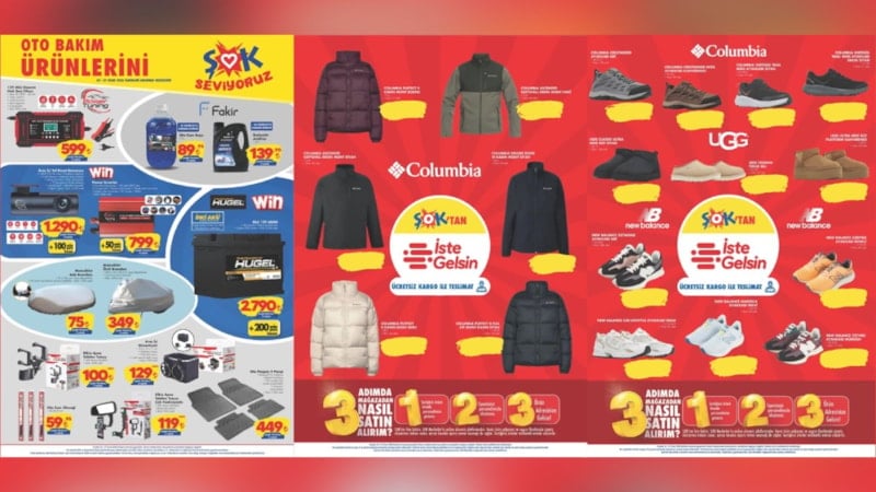 Mağaza fiyatlarını unutun! ŞOK’a Columbia mont ve UGG botlar geliyor: İşte fiyatları