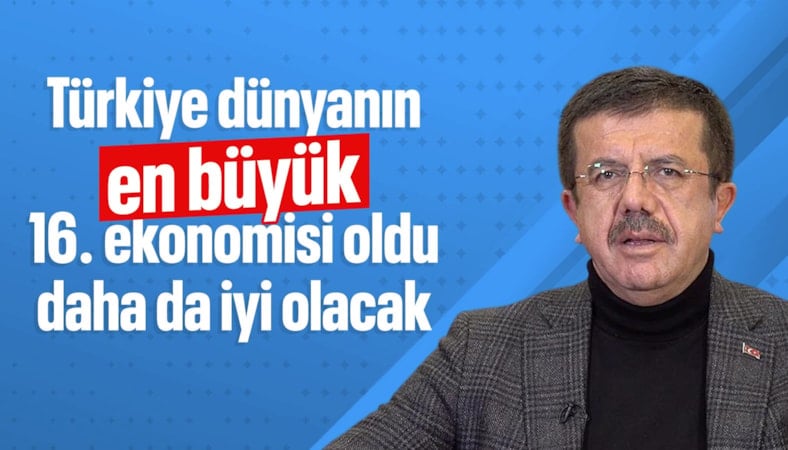 'Türkiye dünyanın 16. büyük ekonomisi haline geldi'